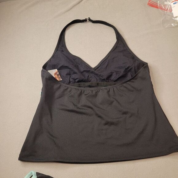 Merona Black Tankini and Bottom Swimsuit Swimwear - Picture 3 of 6